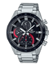 CASIO EDIFICE EFR-571DB-1A1VUDF BLACK ANALOG DIAL SILVER STAINLESS STEEL STRAP MEN'S WATCH CHRONOGRAPH 100M WATER RESISTANT