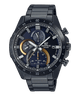 CASIO EDIFICE EFR-571DC-2AVUDF BLUE ANALOG DIAL BLACK STAINLESS STEEL STRAP MEN'S WATCH CHRONOGRAPH 100M WATER RESISTANT