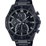 CASIO EDIFICE EFR-571MDC-1AVUDF BLACK ANALOG DIAL BLACK STAINLESS STEEL STRAP MEN'S WATCH CHRONOGRAPH 100M WATER RESISTANT