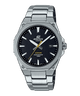 CASIO EDIFICE EFR-S108D-1AVUDF GREY ANALOG DIAL SILVER STAINLESS STEEL STRAP MEN'S WATCH DATE DISPLAY SAPPHIRE CRYSTAL