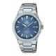 CASIO EDIFICE EFR-S108D-2AVUDF BLUE ANALOG DIAL SILVER STAINLESS STEEL STRAP MEN'S WATCH SLIM CASE SAPPHIRE GLASS