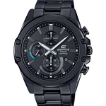 CASIO EDIFICE EFR-S567DC-1AVUDF BLACK ANALOG DIAL BLACK STAINLESS STEEL STRAP MEN'S WATCH SLIM CASE SAPPHIRE GLASS