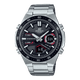 CASIO EDIFICE EFV-C110D-1A4VDF BLACK ANA-DIGI DIAL SILVER STAINLESS STEEL BAND MEN'S WATCH ED551