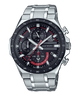 CASIO EDIFICE EQS-920DB-1AVUDF BLACK ANALOG DIAL SILVER STAINLESS STEEL BAND MEN'S WATCH EX487
