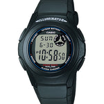 CASIO  F-200W-1ADF  DIGITAL DIAL BLACK RESIN STRAP  10 YEAR BATTERY D027