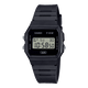 CASIO YOUTH F-91WB-1ADF BLACK DIGITAL DIAL BLACK BIO-BASED RESIN BAND D370