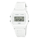 CASIO YOUTH F-91WB-7ADF WHITE DIGITAL DIAL WHITE BIO-BASED RESIN BAND D372