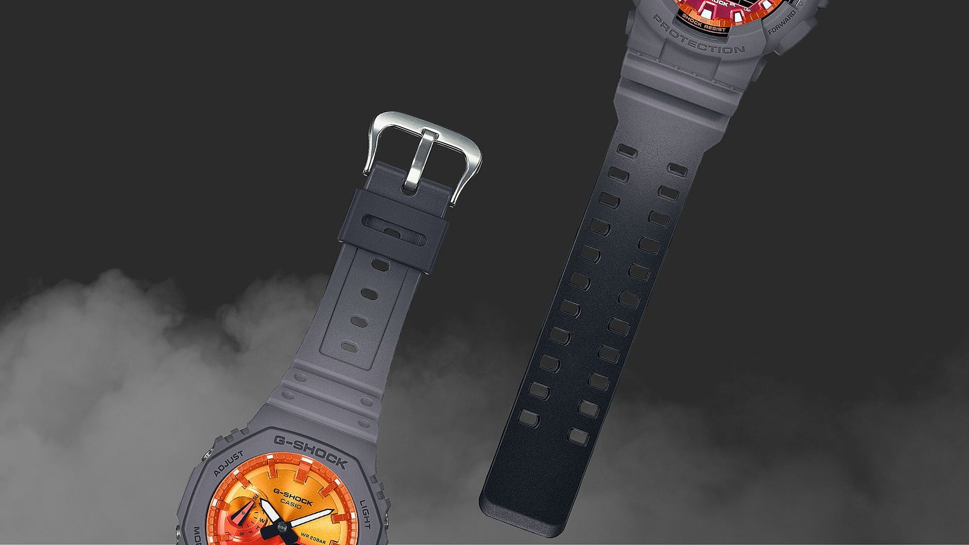 G-SHOCK  GA-2100FL-8A Men's Bhawar Sales Corporation