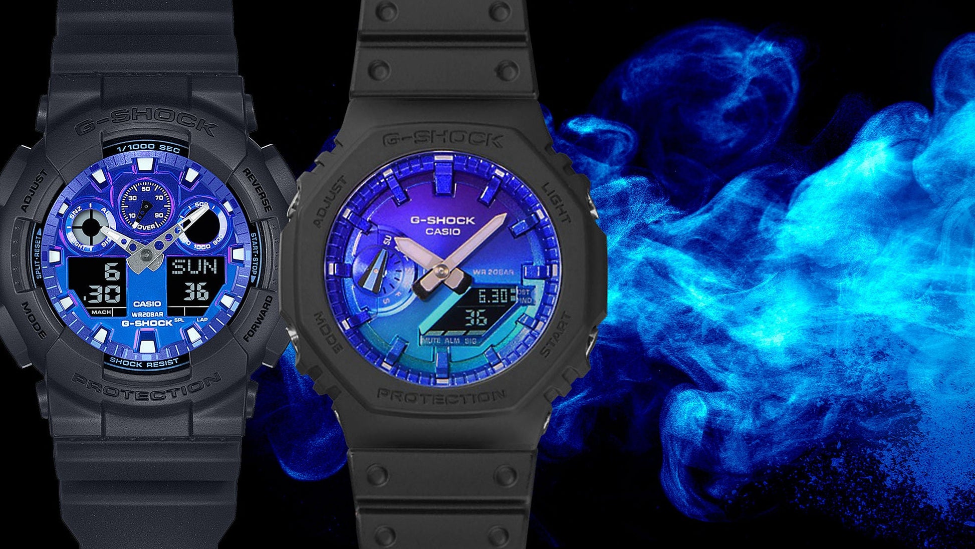 G-SHOCK  GA-2100FL-1A Men's Bhawar Sales Corporation