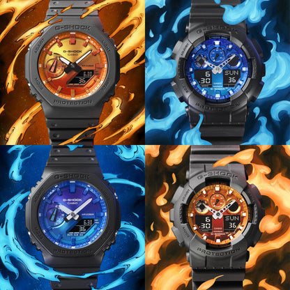 G-SHOCK  GA-2100FL-8A Men's Bhawar Sales Corporation
