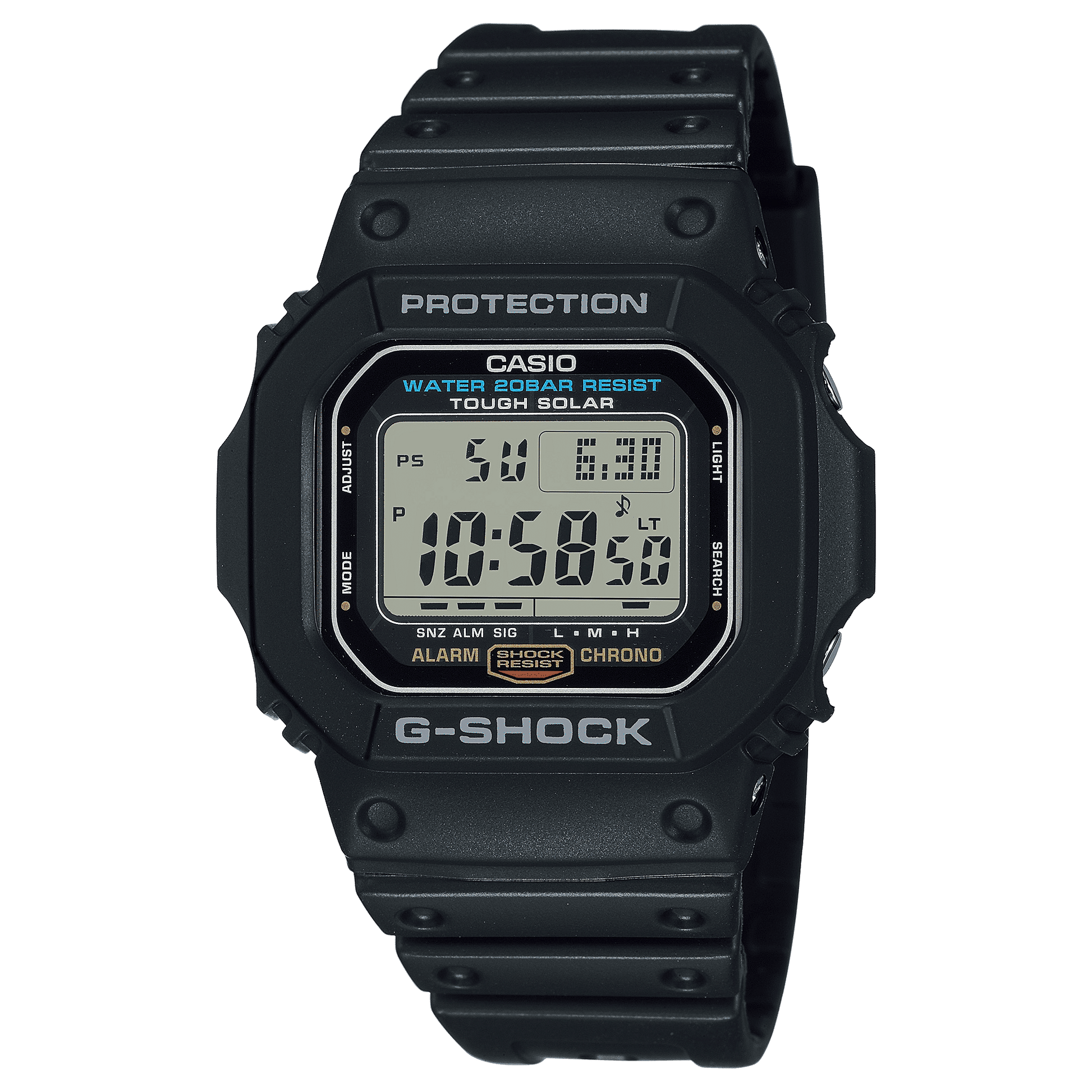 CASIO G-SHOCK G-5600UE-1DR  DIGITAL DIAL BLACK RESIN STRAP MEN'S WATCH G1166