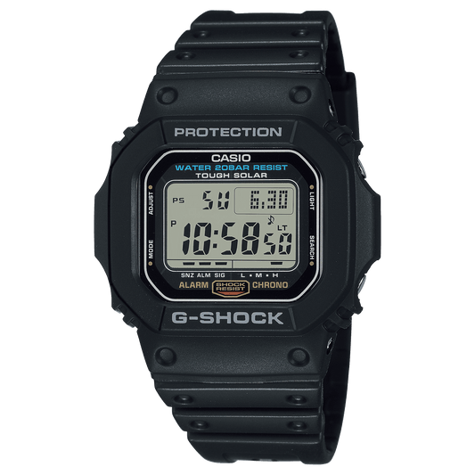 CASIO G-SHOCK G-5600UE-1DR  DIGITAL DIAL BLACK RESIN STRAP MEN'S WATCH G1166