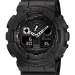 CASIO G-SHOCK GA-100-1A1HDR BLACK ANA-DIGI DIAL BLACK RESIN STRAP MEN'S WATCH G270