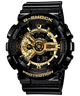 CASIO G-SHOCK GA-110GB-1ADR BLACK-GOLD ANA-DIGI DIAL BLACK RESIN STRAP MEN'S WATCH G339