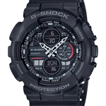 CASIO G-SHOCK GA-140-1A1DR BLACK ANA-DIGI DIAL BLACK RESIN STRAP MEN'S WATCH G975