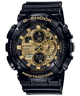 CASIO G-SHOCK GA-140GB-1A1DR BLACK-GOLD ANA-DIGI DIAL BLACK RESIN STRAP MEN'S WATCH G1021