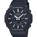 CASIO G-SHOCK GA-2100-1ADR BLACK ANA-DIGI DIAL BLACK RESIN STRAP MEN'S WATCH G986