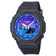 CASIO G-SHOCK GA-2100FL-1ADR BLUE ANALOG-DIGITAL DIAL BLACK BIO-BASED RESIN BAND G1650