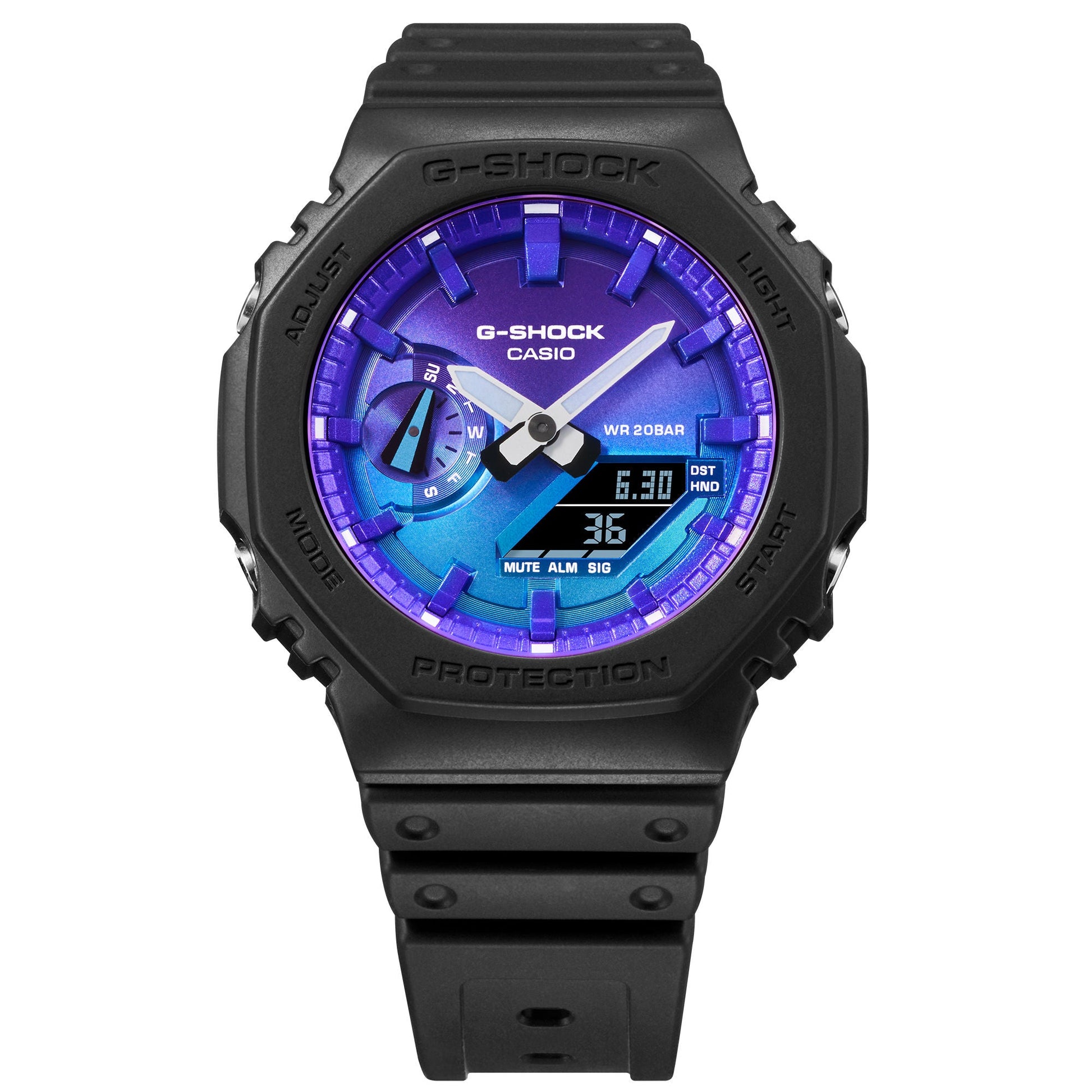 G-SHOCK  GA-2100FL-1A Men's Bhawar Sales Corporation