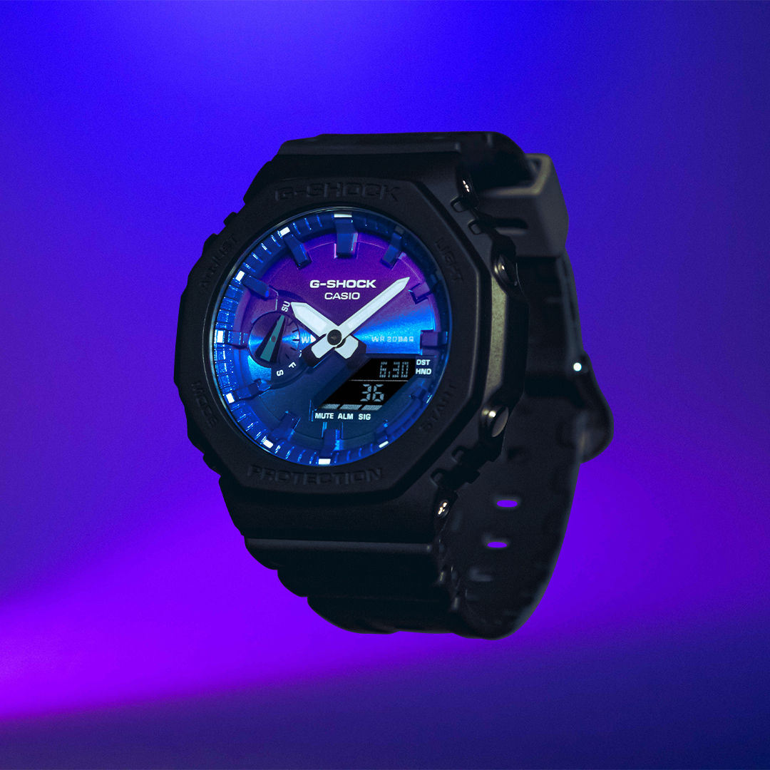 G-SHOCK  GA-2100FL-1A Men's Bhawar Sales Corporation