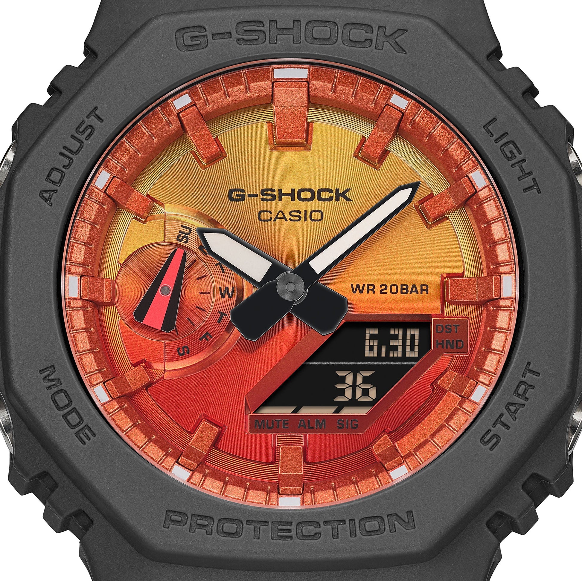 G-SHOCK  GA-2100FL-8A Men's Bhawar Sales Corporation