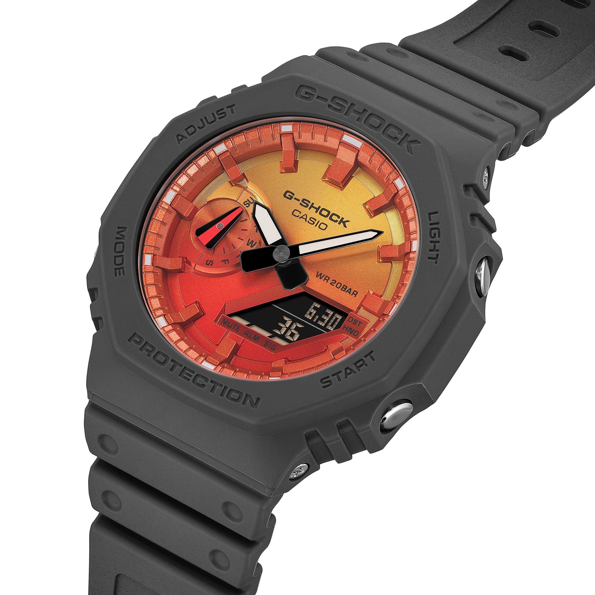 G-SHOCK  GA-2100FL-8A Men's Bhawar Sales Corporation