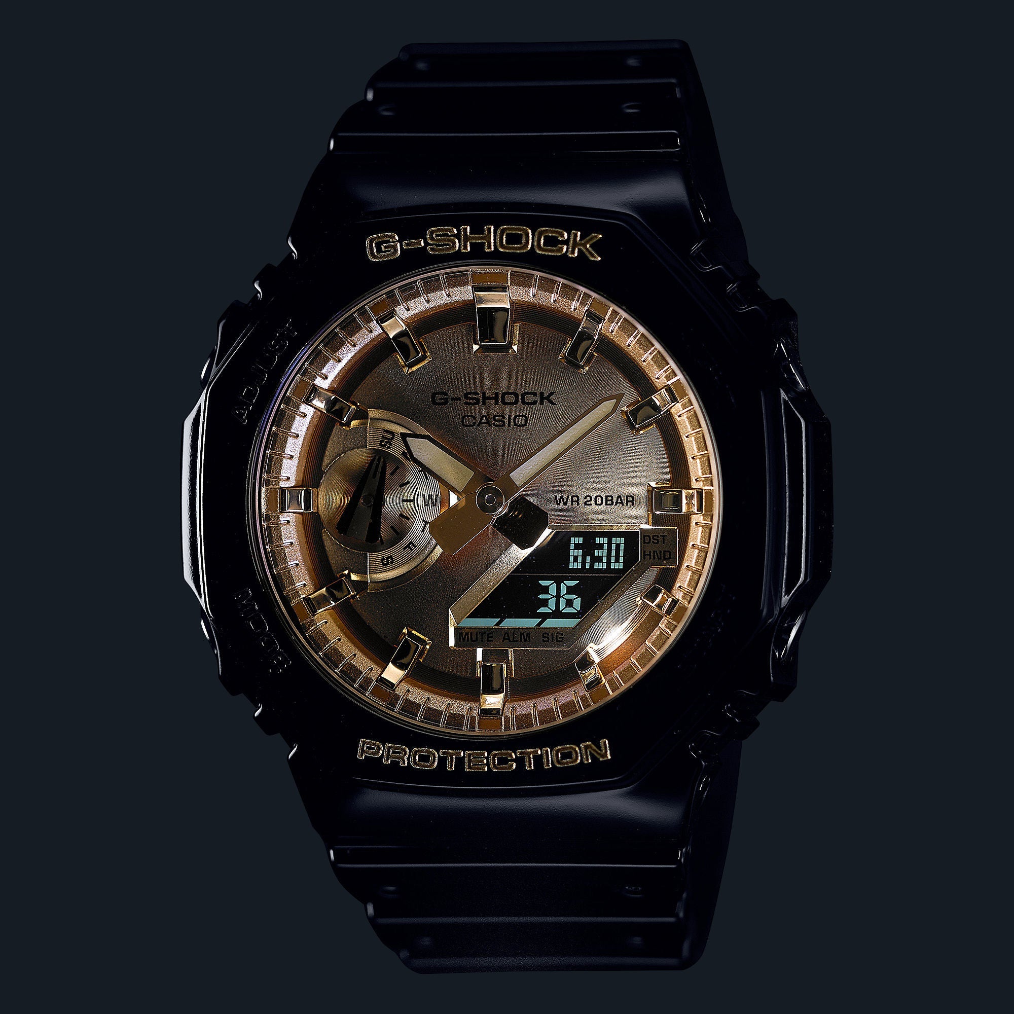 CASIO G-SHOCK GA-2100GB-1ADR Gold Ana-Digi Mens Watch – casiostore