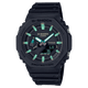 CASIO G-SHOCK GA-2100RC-1ADR BLACK-RUSTED ANA-DIGI DIAL BLACK RESIN STRAP MEN'S WATCH G1388