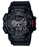 CASIO G-SHOCK GA-400-1BHDR BLACK-RED ANA-DIGI DIAL BLACK RESIN STRAP MEN'S WATCH G566