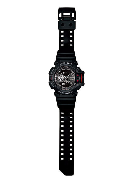 CASIO G-SHOCK GA-400-1BHDR Black/Red Analog Digital Watch 
