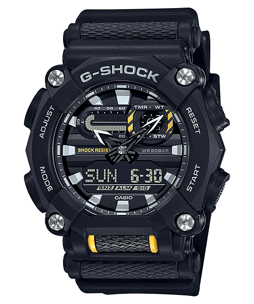 CASIO G-SHOCK GA-900-1ADR BLACK ANA-DIGI DIAL BLACK RESIN STRAP MEN'S WATCH G1057