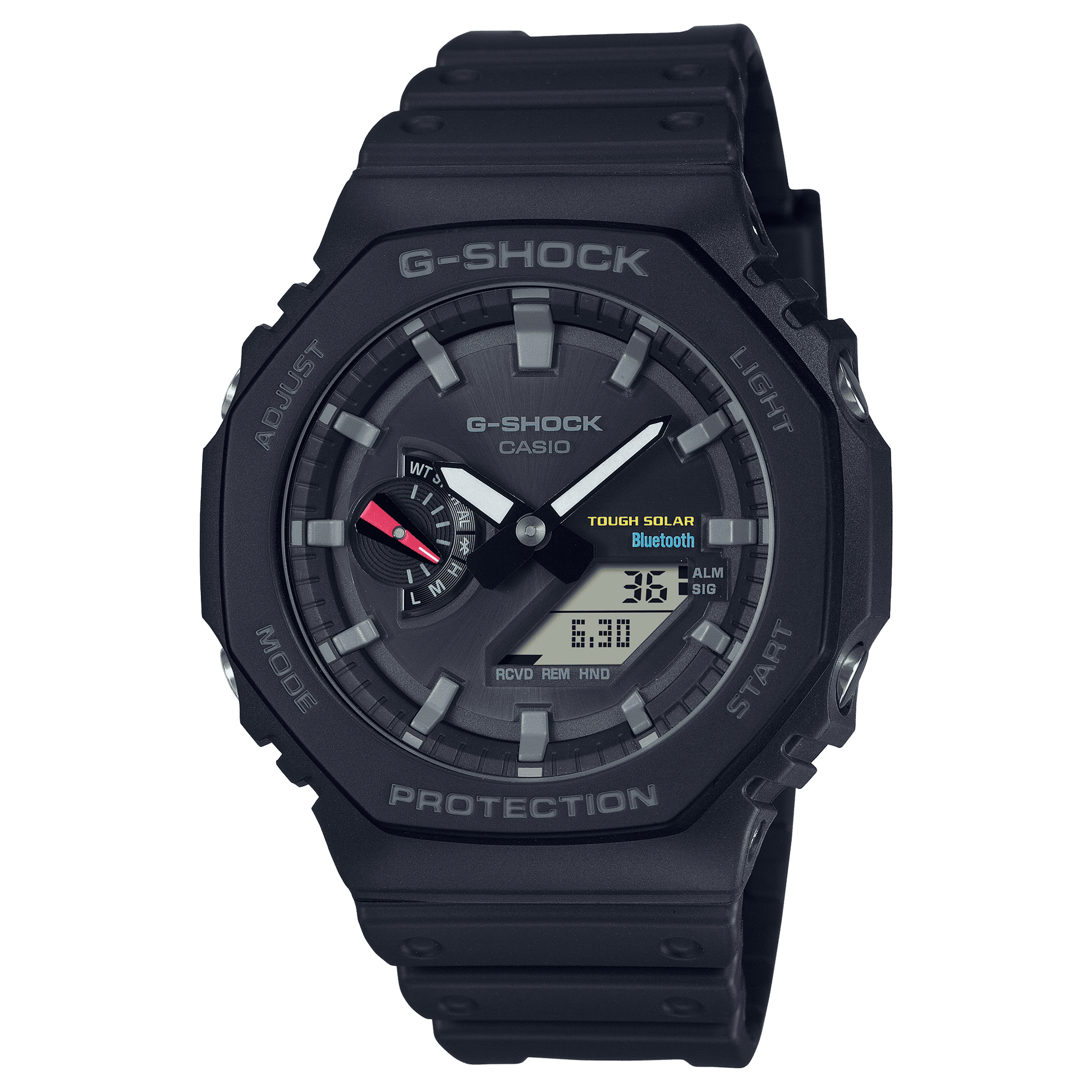 CASIO G-SHOCK GA-B2100-1ADR BLACK ANA-DIGI DIAL BLACK RESIN STRAP MEN'S WATCH G1241