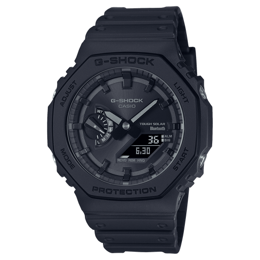 CASIO G-SHOCK GA-B2100-1A1DR BLACK ANA-DIGI DIAL BLACK RESIN STRAP MEN'S WATCH G1242