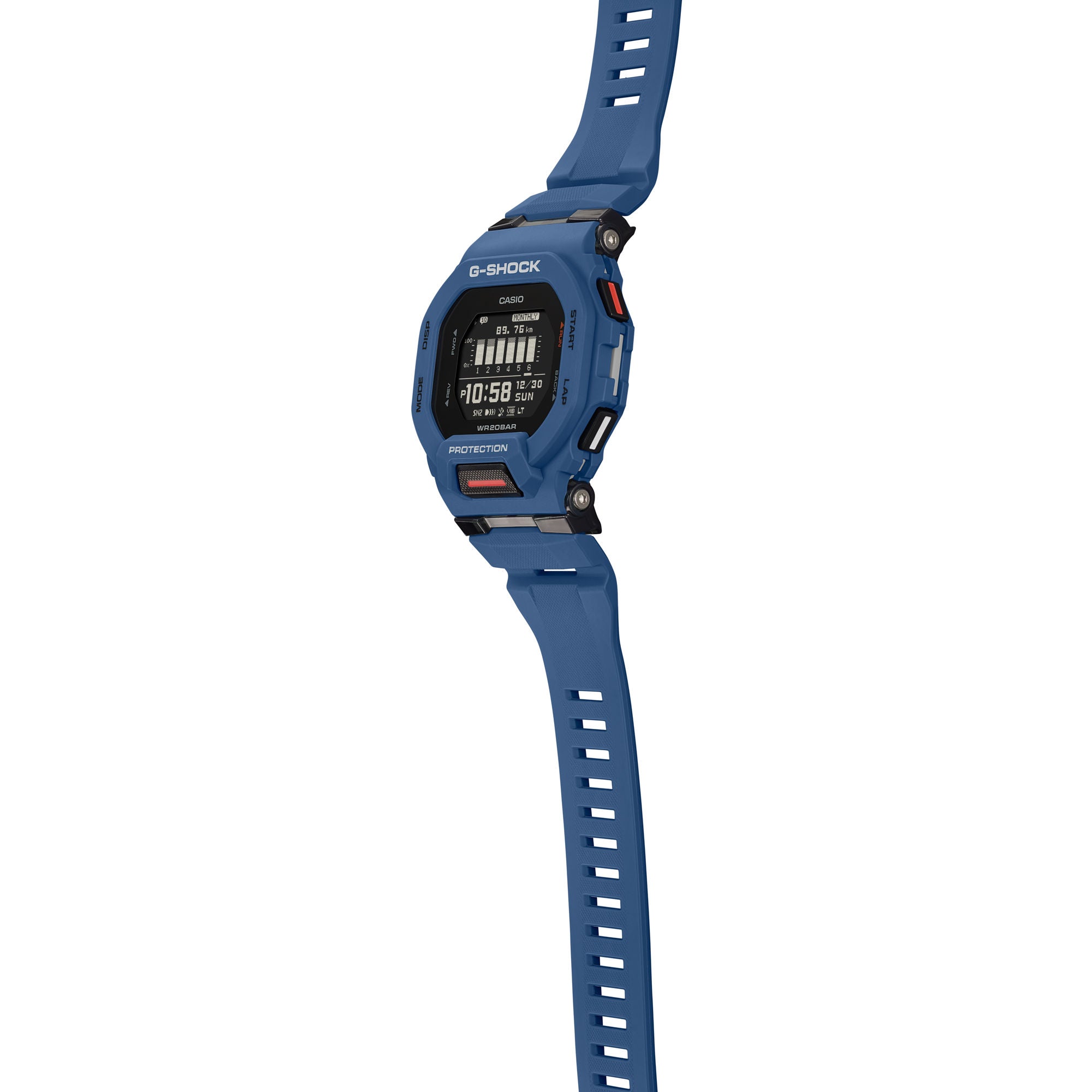 CASIO G-SHOCK GBD-200-2DR Blue Digital Dial Men's Watch