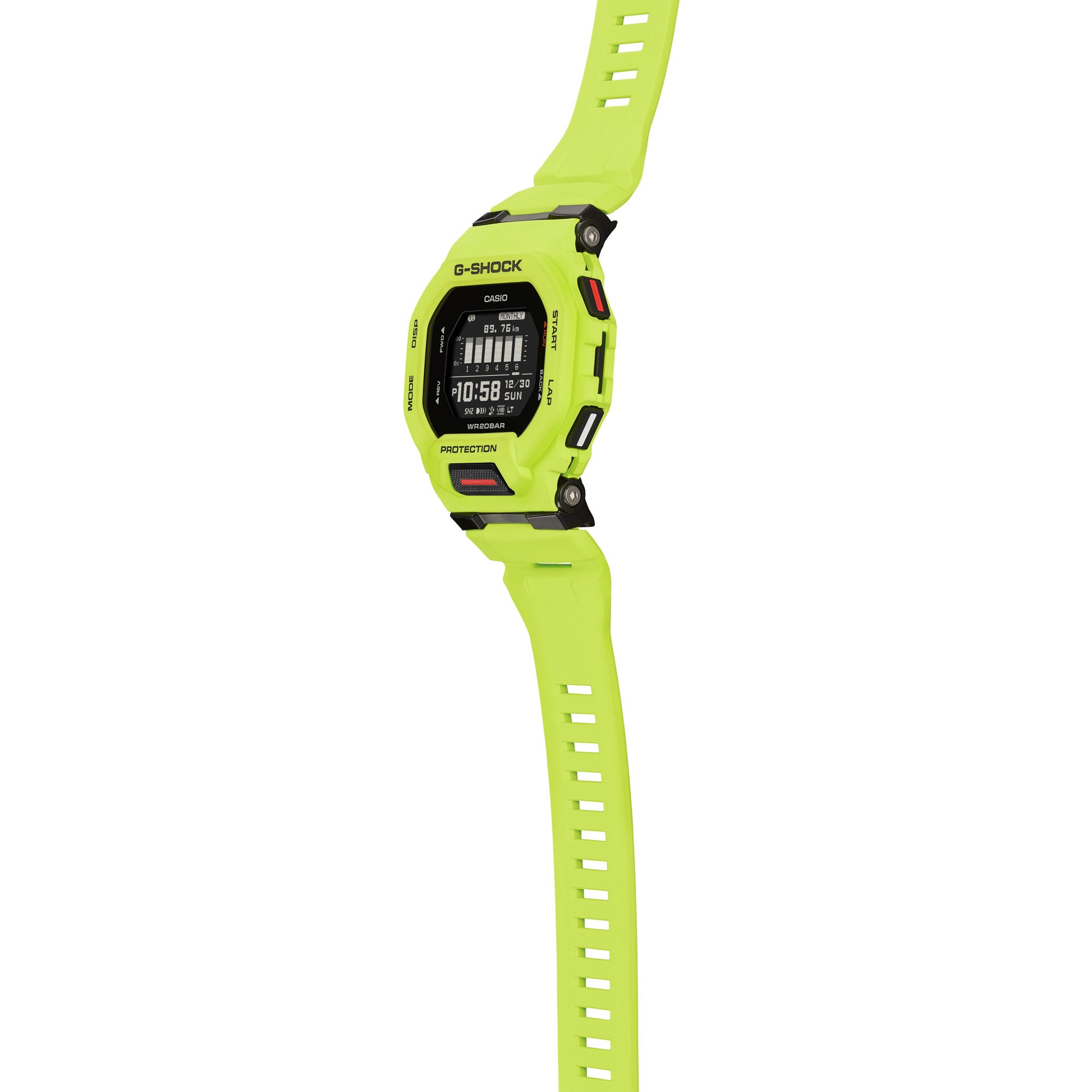 CASIO G-SHOCK GBD-200-9DR Lime Green Digital Dial Men's Watch