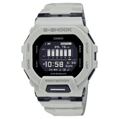 CASIO G-SHOCK GBD-200UU-9DR  DIGITAL DIAL WHITE RESIN STRAP MEN'S WATCH G1248