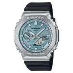 CASIO G-SHOCK GBM-2100A-1A2DR TURQUOISE BLUE ANALOG-DIGITAL DIAL BLACK BIO-BASED RESIN BAND G1582