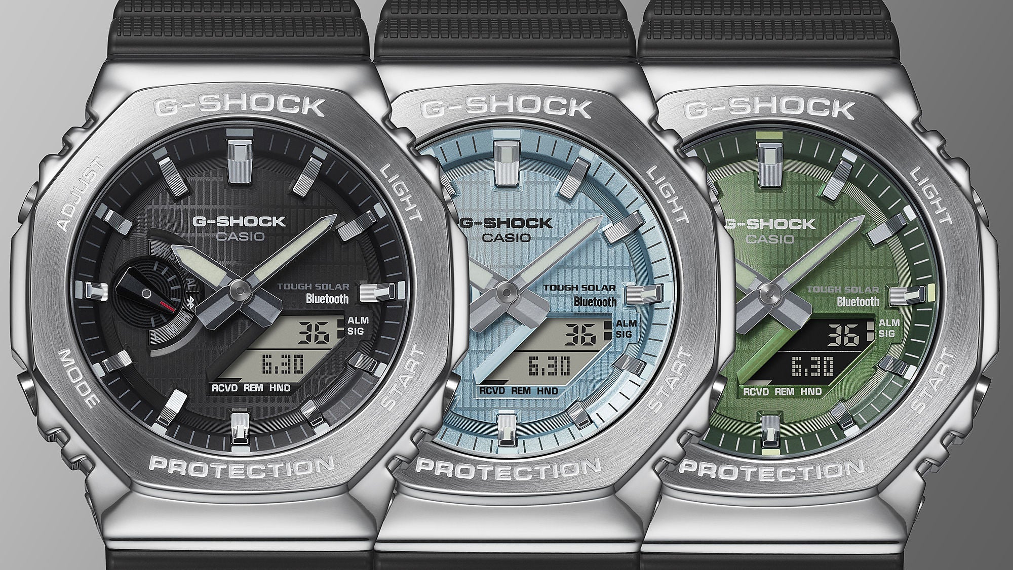 CASIO G-SHOCK GBM-2100A-1A3DR Green Analog-Digital Dial Men's