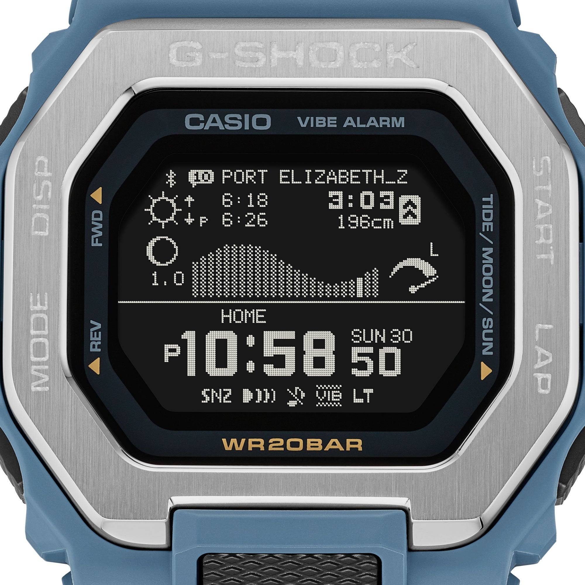 CASIO G-SHOCK GBX-100-2ADR Blue Digital Mens Watch – casiostore