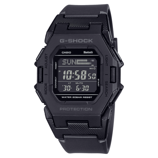CASIO G-SHOCK GD-B500-1DR  DIGITAL DIAL BLACK RESIN STRAP MEN'S WATCH G1555