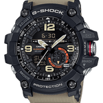 CASIO G-SHOCK MUDMASTER GG-1000-1A5DR BLACK ANA-DIGI DIAL BROWN RESIN STRAP MEN'S WATCH G661