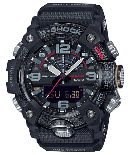 CASIO G-SHOCK GG-B100-1ADR BLACK ANA-DIGI DIAL BLACK RESIN STRAP MEN'S WATCH G972