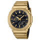 CASIO G-SHOCK GM-2100YMG-9ADR GOLD ANALOG-DIGITAL DIAL GOLD TOUGH SILICONE (RESIN) BAND G1669