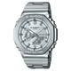 CASIO G-SHOCK GM-2110D-7ADR SILVER ANALOG-DIGITAL DIAL SILVER STAINLESS STEEL  BAND G1612