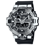 CASIO G-SHOCK GM-700-1ADR SILVER ANALOG-DIGITAL DIAL BLACK RESIN BAND G1607