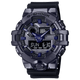CASIO G-SHOCK GM-700P-6ADR BLACK ANALOG-DIGITAL DIAL BLACK RESIN BAND G1609