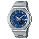 CASIO G-SHOCK METAL GM-B2100AD-2ADR BLUE ANA-DIGI DIAL  SOLID BAND MEN'S WATCH G1563