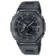 CASIO G-SHOCK METAL GM-B2100BD-1ADR BLACK IP ANA-DIGI DIAL BLACK IP SOLID BAND MEN'S WATCH G1271
