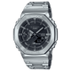 CASIO G-SHOCK METAL GM-B2100D-1ADR BLACK ANA-DIGI DIAL  SOLID BAND MEN'S WATCH G1270