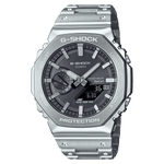 CASIO G-SHOCK GM-B2100SD-1ADR BLACK ANALOG-DIGITAL DIAL SILVER STAINLESS STEEL SOLID BAND G1638